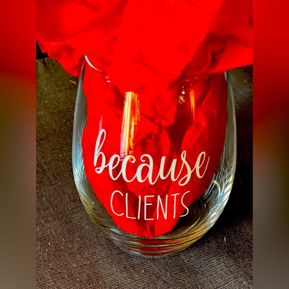 Stemless Wine Glass